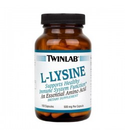 L-Lysine 500 mg 100 caps TwinLab